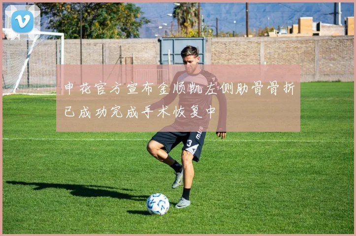 申花官方宣布金顺凯左侧肋骨骨折已成功完成手术恢复中